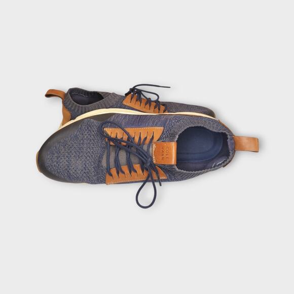 Mens Cole Haan Zerogrand All-Day Stitchlite Trainers Blue & Brown Sneakers 11M - Picture 7 of 11